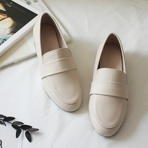 벨라노이 여성용 데일리 심플 발편한 라텍스 쿠션 페니 로퍼 2cm