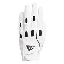 아디다스골프 남성용 멀티 핏 골프장갑 왼손착용, 화이트블랙 FM3075
