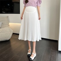 멋스러운 주름 스커트 에이라인 봄여름 임산부 치마