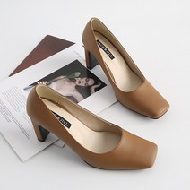잭앤질 여성용 수제화 스퀘어라인 펌프스 8cm JA2130