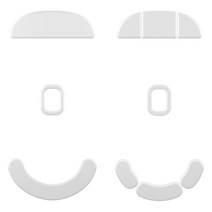 펄사 X2 무선용 오리지널 + 컷팅 마우스 피트 세트, 화이트