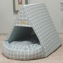 반려동물 두기펫 옥스퍼드 루시 삼각 하우스, 그레이