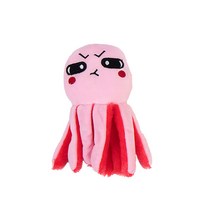 카르노코리아 강아지 극세사 문어인형 장난감, 핑크, 1개