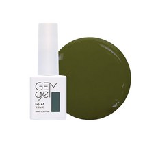 아이빛 네일아트 젬젤 컬러 젤네일 10ml, 27 탁회녹색, 1개