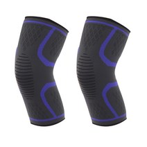 마켓에이 스포츠 테니스 축구 실리콘 무릎 보호대 퍼플, 2개