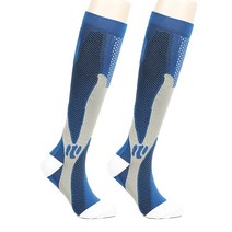 에이빅 스포츠 롱 종아리 컴프레션 삭스, 블루