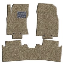 포시즌 차량용 코일카매트 확장형 1+2열, 브라운, 르노삼성 QM6 2016년형 (더뉴 포함), 르노