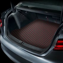 지엠지모터스 퀼팅 가죽 트렁크 매트, 현대, 현대 제네시스 G80 RG3바디 2020년 이후모델, 와인