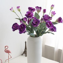 리시안셔스 조화 70cm x 3p, 자주