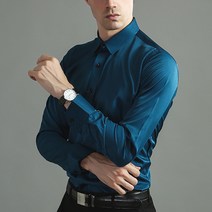 남성용 마켓A 비즈니스 긴팔 셔츠