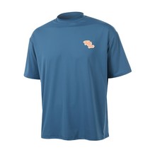 나야스타일 남성용 도나우 오버핏 반팔 래쉬가드, CORAL BLUE