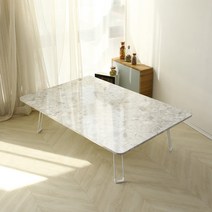 트리팜 LPM 오브제 심플 하이엔드 접이식테이블 1200 x 800 mm, 페블그레이