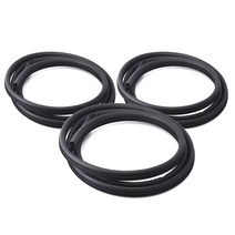윈드키퍼 TPV 현관문 방음 방풍 몰딩 고무 패킹 A타입 블랙 13mm x 19mm x 2.1m, 3개