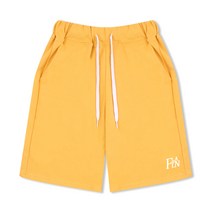 포밸런 빅사이즈 언발란스 로고 스웨트 트레이닝 반바지