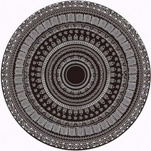 유니크 디자인 카페트