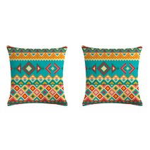 미니멀 픽셀 스타일 보헤미안 패턴 모음집 쿠션 커버 2p