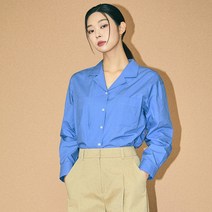 미쏘 여성용 테일러드 카라 셔츠