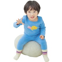 까꿍놀이터 아동용 블루몬 상하복 세트