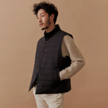 RAUMMEN 남성용 리버서블 신슐레이트 패딩 베스트