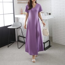 아이엠수 디바 V넥 롱 원피스