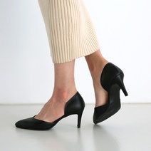 단골언니 여성용 양사이드 오픈 브릿지 펌프스 힐 7cm