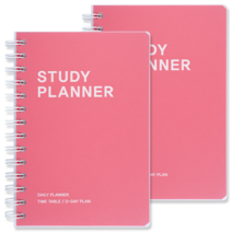 뭉구 5000 PP 데일리 스터디 플래너 2p, PINK