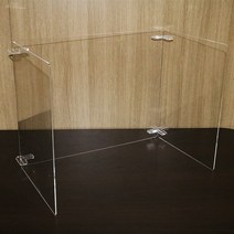 하하쇼핑 비말차단 투명 칸막이 1인 일반형 아크릴판 A0