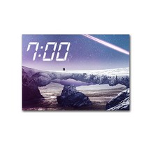 LED 시계 캔버스 프린팅 액자 시리즈 밤하늘 앤 우주 36종, 소나무  27