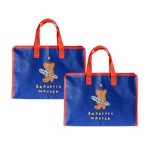 로마네 스몰 타포린백, 2개, 바게트베어