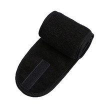 모던리빙 앞머리 흘러내림방지 화장 세안 헤어밴드, 블랙, 1개