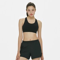 뮬라웨어 여성용 웨이브 스포티 숏 브라탑 MWSCBR161