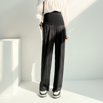 에이홉 주름 와이드 임부 팬츠