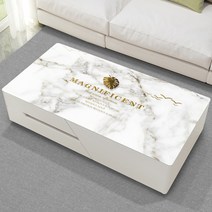 알럽홈 대리석 패턴 방수 멀티 테이블 매트, TYPE2, 90 x 150 cm