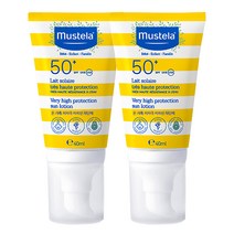 무스텔라 베리 하이 프로텍션 선 로션 SPF50+, 40ml, 2개