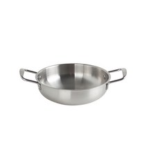 세븐키친 인덕션 스텐 양수 전골냄비, 20cm