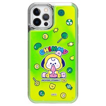 BT21 젤리 캔디 네온 아쿠아 휴대폰 케이스