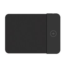 엔보우 고속 무선충전 15W 마우스패드 WCPADS, 블랙, 1개