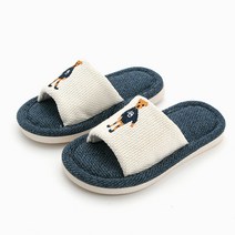 래빗풋 스웨그 베어 온가족 거실 슬리퍼, 네이비
