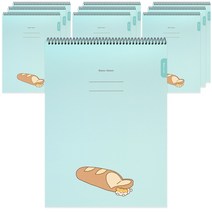 포포팬시 햄치 상철 스프링 노트, 민트, 10개