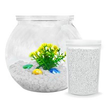 아쿠아테라 미니 컴팩트 볼어항 CH-C101+ 컬러스톤 250g 세트, 화이트(컬러스톤)