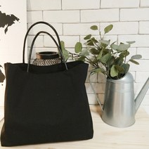 대용량 심플 감성 캔버스 숄더백 에코백