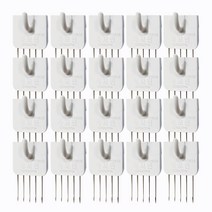 꼭꼬핀 파워 U자형, 화이트, 20p