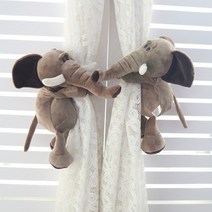 쿼르디 커튼끈 인형, 1개, 코끼리