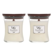 우드윅 미디엄캔들 275g, 린넨, 2개
