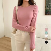 베러스윗 데일리 라운드넥 쫀쫀 긴팔티