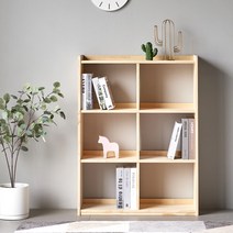 착한목수 소나무 DIY 원목책장 3단 800