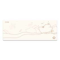 COX 게이밍 장패드 GMP-H1, Beige + Ivory, 1개