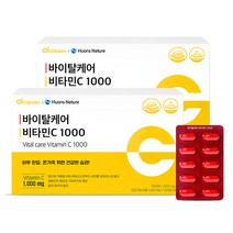 로니웰 바이탈케어 비타민C 1000 144g, 120정, 2개