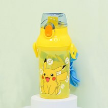 릴팡 포켓몬스터 피카츄 앵커원터치어깨끈 미니 물통, 360ml, 혼합색상