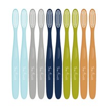 더퍼스트 옥수수소재 어린이 칫솔 3단계 5종 x 2p 세트, 남아용(스카이, 그레이, 네이비, 그린, 카멜), 1세트